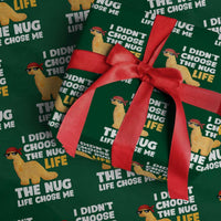 I Did Not Choose The Nug Life Wrapping Paper Roll Chicken Nugget Lover Gifts - Wonder Print Shop