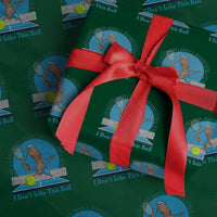 I Do Not Like This Ball Wrapping Paper Roll Funny Marcus The Worm Tennis Meme - Wonder Print Shop