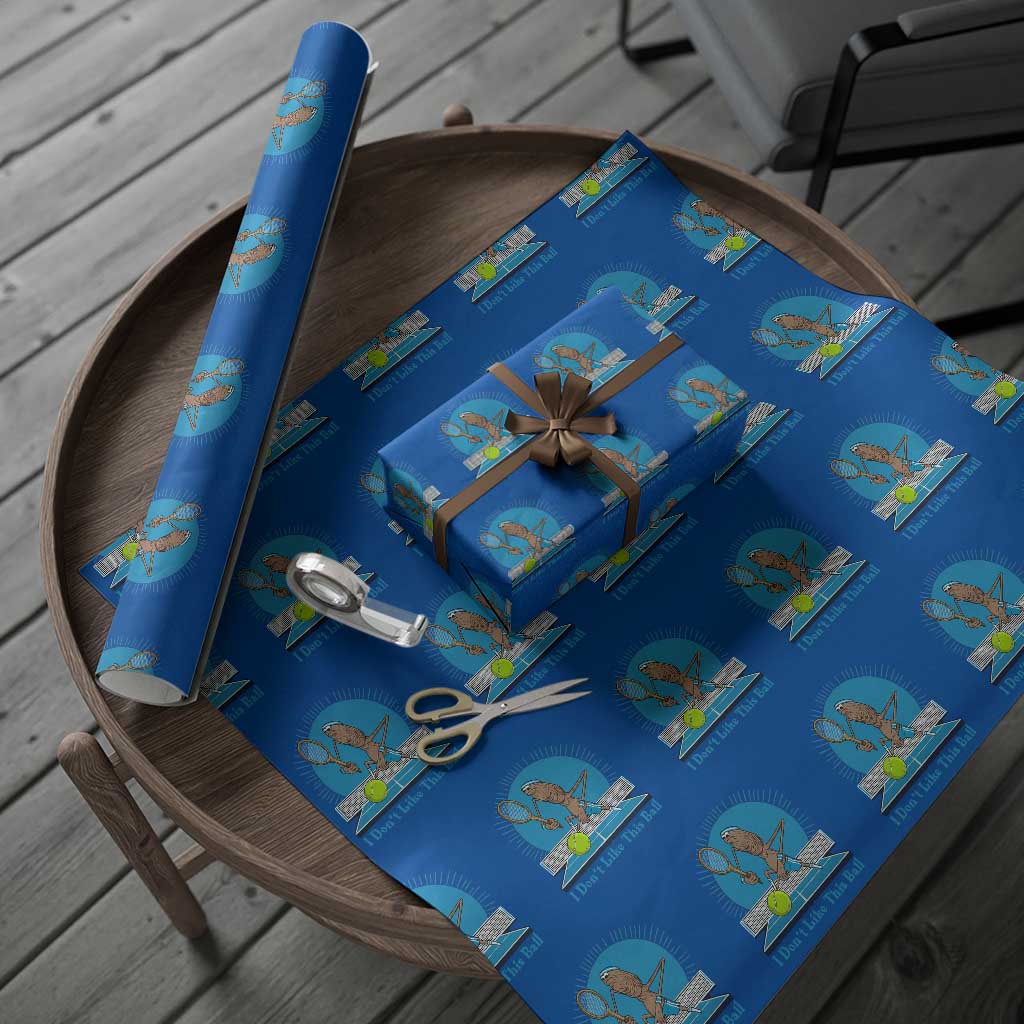 I Do Not Like This Ball Wrapping Paper Roll Funny Marcus The Worm Tennis Meme - Wonder Print Shop