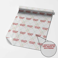 I Dont Know The Price Of Anything Wrapping Paper Roll Funny Retro