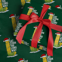 I Eat Corn The Long Way Wrapping Paper Roll Funny Corn Adult Humor Christmas - Wonder Print Shop