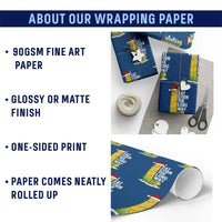 I Eat Corn The Long Way Wrapping Paper Roll Funny Corn Adult Humor Christmas - Wonder Print Shop