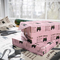 I Got ADHD is that A Cat Wrapping Paper Roll Funny Cat Lover