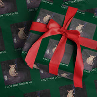 I Got That Dog In Me Wrapping Paper Roll Retro Funny Chihuahua Smoking Beer - Wonder Print Shop
