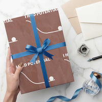 I Had Potential Wrapping Paper Roll Funny Sci Fi