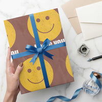I Hate You Meme Distressed Smiling Face Wrapping Paper Roll Dark Humor Sarcastic Funny Attitude