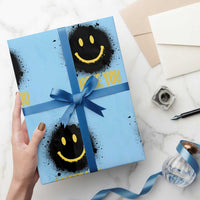 I Hate You Wrapping Paper Roll Funny Smile Face Emoticon Meme