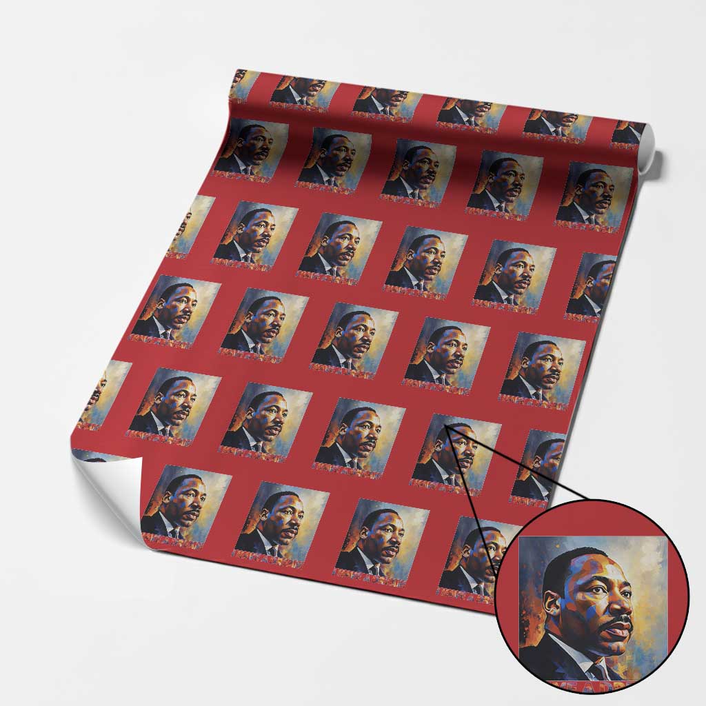 I Have A Dream Inspirational MLK Quotes Wrapping Paper Roll Equality and Justice Martin Luther King Tribute