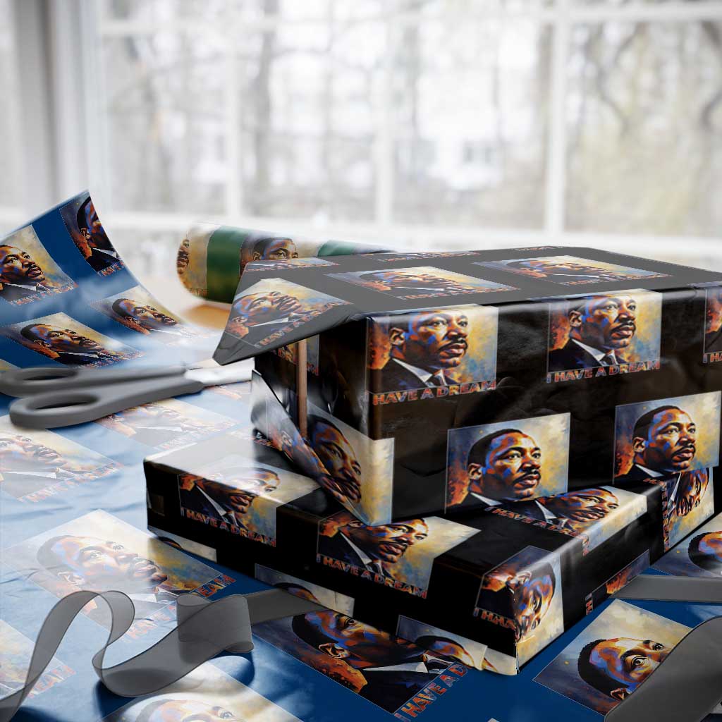 I Have A Dream Inspirational MLK Quotes Wrapping Paper Roll Equality and Justice Martin Luther King Tribute
