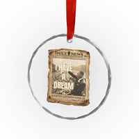 I Have A Dream Martin Luther King MLK Day Crystal Glass Ornament March On Washington Black History