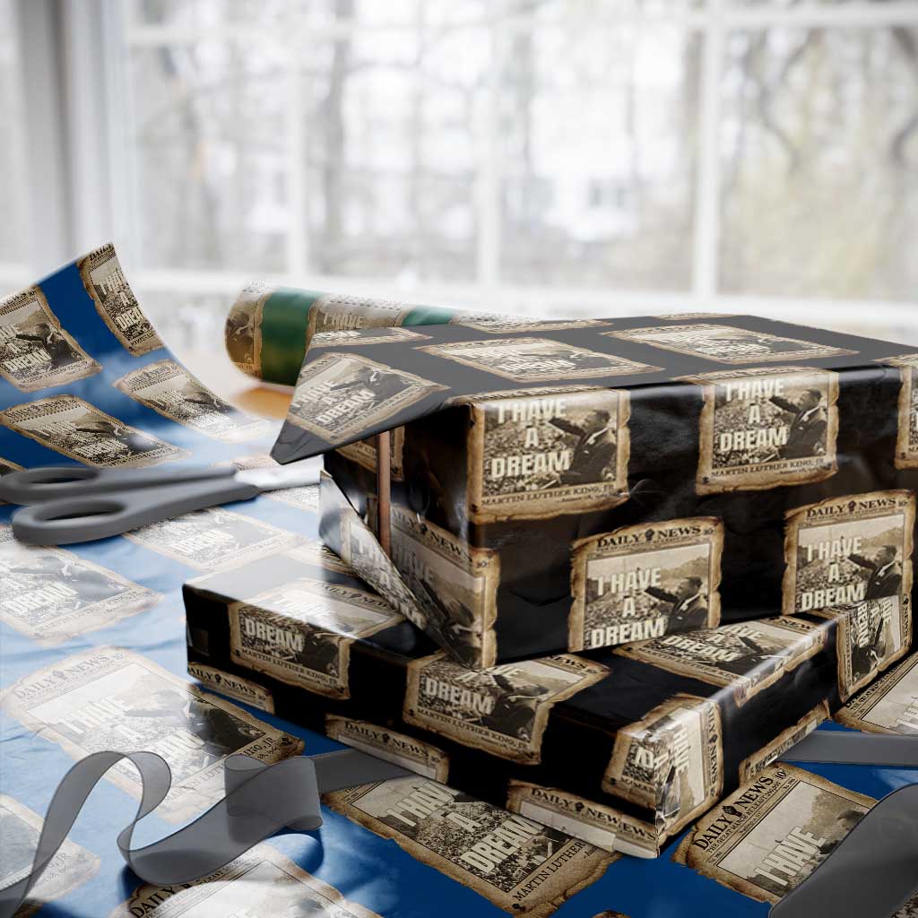 I Have A Dream Martin Luther King MLK Day Wrapping Paper Roll March On Washington Black History