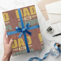 I Have Two Titles Dad And Grandpa I Rock Them Both Wrapping Paper Roll Father's Day Gift