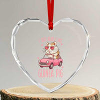 I Just Really Like Guinea Pigs Heart Crystal Glass Ornament Pet Lover Gift For Girl - Wonder Print Shop