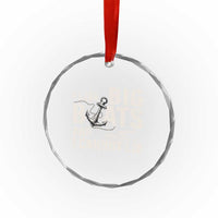 I Like Big Boats And I Cannot Lie Crystal Glass Ornament Funny Boating Cruise Ship