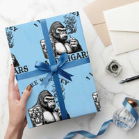 I Like Whiskey and Cigars and Maybe 3 People Wrapping Paper Roll Funny Bigfoot Drinking and Cigarette Anti-Social Humor