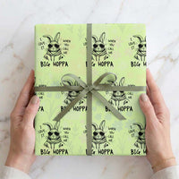 I Love It When You Call Me Big Hoppa Wrapping Paper Roll Funny Easter Bunny Kids