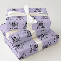 I Love It When You Call Me Big Hoppa Wrapping Paper Roll Funny Easter Bunny Kids
