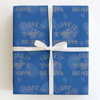 I Love It When You Call Me Big Hoppa Wrapping Paper Roll Funny Easter Day Bunny