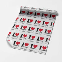 I Love Muhammad Wrapping Paper Roll Musliam Identity Islamic Peace and Pride - Wonder Print Shop