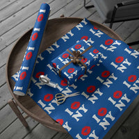 I Love NY Wrapping Paper Roll Sexy Lips Red Lipstick Kiss New York Lover Travel Gift - Wonder Print Shop