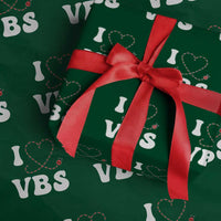 I Love VBS 2025 Wrapping Paper Roll Vacation Bible School Ladybug VBS Team - Wonder Print Shop