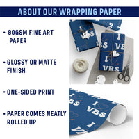 I Love VBS 2025 Wrapping Paper Roll Vacation Bible School Ladybug VBS Team - Wonder Print Shop