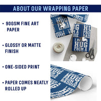 I Need A Hug From A Baddie Wrapping Paper Roll Funny Saying Quote