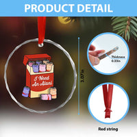 I Need An Alani Crystal Glass Ornament Funny Drinking Trendy Summer Vacation