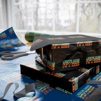 I Rescue Books Wrapping Paper Roll Funny Booksellers Bookworm Book Lover Reader Gift - Wonder Print Shop