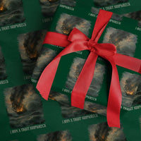 I Run a Tight Shipwreck Wrapping Paper Roll Homeschool Mama Cool Mom - Wonder Print Shop