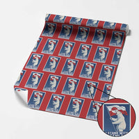 I Stand With Greenland Polar Bear Resist Wrapping Paper Roll Vintage Patriotic Propaganda Sovereignty Protest
