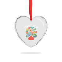 I Stand With Mexico Greenland Ukraine Canada Palestine Panama Heart Crystal Glass Ornament Colorful Floral Solidarity Global Unity