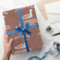 I Stand With Minnesota Resist Loon Wrapping Paper Roll Stay Strong Ice Out Protest
