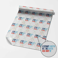 I Stand With Minnesota Wrapping Paper Roll Minnesota Resist Anti ICE Immigration Protest
