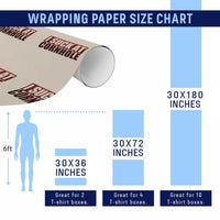 I Suck At Cornhole Wrapping Paper Roll Funny Bean Bag Toss Game