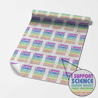 I Support Progressive Liberal Democratic Causes Protest Wrapping Paper Roll