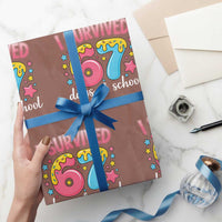 I Survived 67 Days of School Wrapping Paper Roll Cute 6 7 Six Seven Chaos Survivor for Students Teachers - Wonder Print Shop