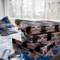 I Survived the 2025 Shutdown Wrapping Paper Roll Funny Government Closure Parody Political Humor - Wonder Print Shop