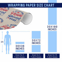 I Survived The Florida Blizzard Of 2025 Wrapping Paper Roll - Wonder Print Shop