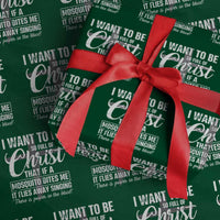 I Want To Be So Full Of Christ Wrapping Paper Roll Funny Christian Prayer - Wonder Print Shop