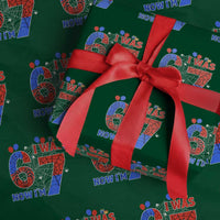 I Was 6 Now I Am 7 Wrapping Paper Roll Funny Spider Birthday Boy - Wonder Print Shop