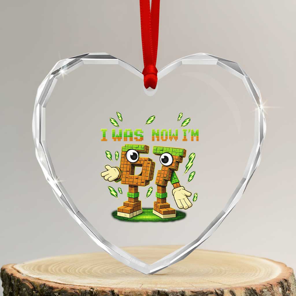 I Was 6 Now Im 7 7th Birthday 67 Meme Heart Crystal Glass Ornament Funny 6 7 Birthday Six Seven Kids Gaming