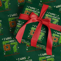 I Was 6 Now Im 7 Wrapping Paper Roll Funny Six Seven 7th Birthday 67 Gaming Meme