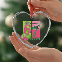 I Was Six Now I Am Seven Heart Crystal Glass Ornament Fantasy Birthday Girl - Wonder Print Shop