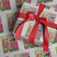 I Was Six Now I Am Seven Wrapping Paper Roll Fantasy Birthday Girl - Wonder Print Shop