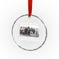 I Wear Orange For Every American Native Child Crystal Glass Ornament - Wonder Print Shop