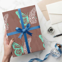 I Wear Teal For Sexual Assault Awareness Wrapping Paper Roll