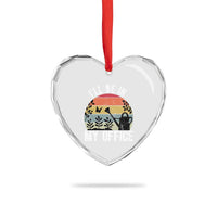 I Will Be In My Office Heart Crystal Glass Ornament Funny Gardening Lover Gift - Wonder Print Shop