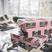 I Will Just Wait Until It Is Quite Wrapping Paper Roll Funny Skeleton Teacher - Wonder Print Shop