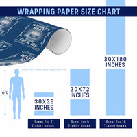 I Will Take My Whiskey Neat Because Fuck Ice Wrapping Paper Roll Funny Political Ice Cube Day Drinking
